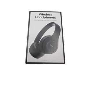 Wireless Bluetooth Headphones Over Ear Folding Design Built-In Controls